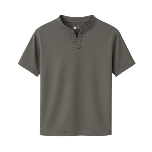 Playera deportiva cuello mao